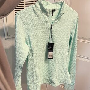 Greyson Mint Green Quilted Pullover